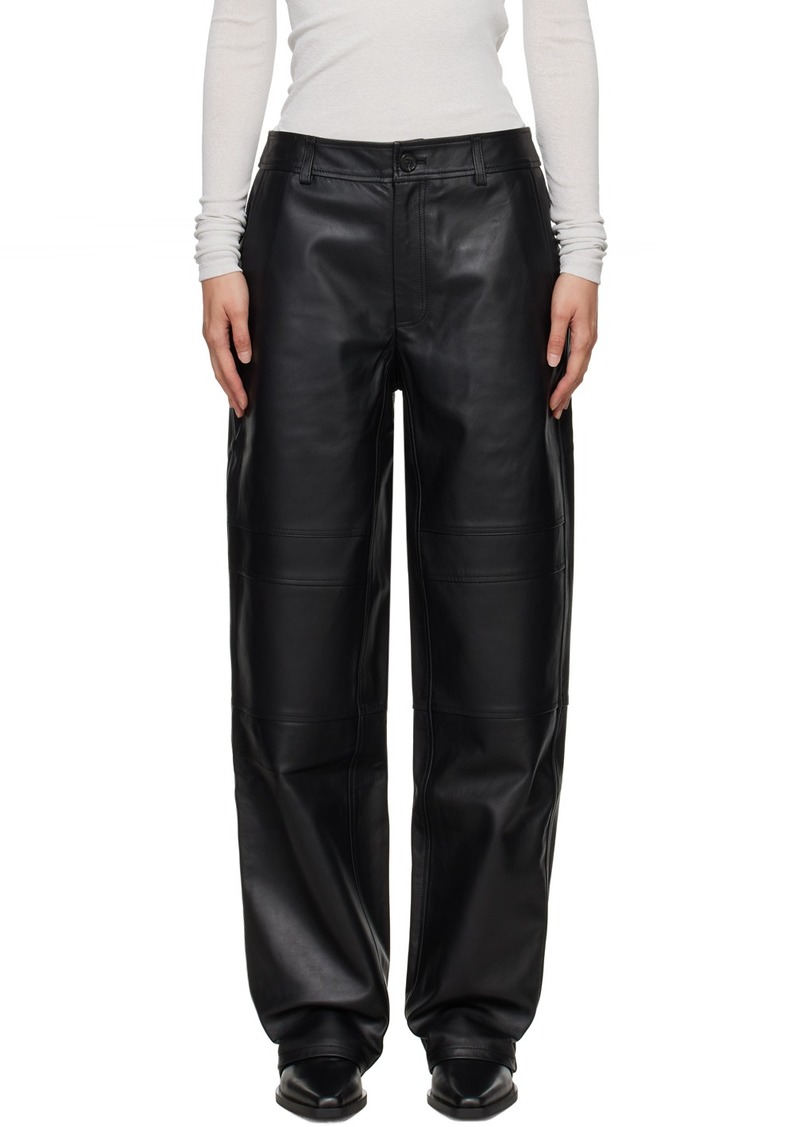 Proenza Schouler Black Proenza Schouler White Label Smyth Leather Pants