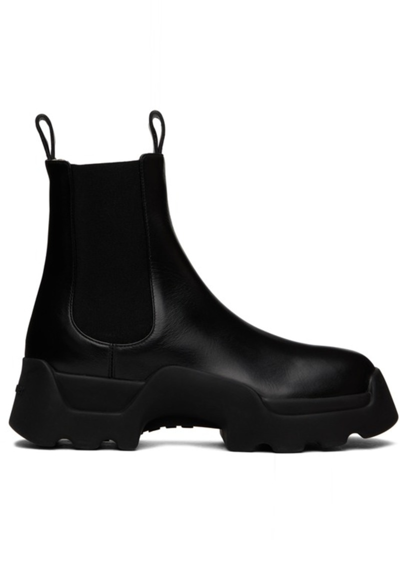 Proenza Schouler Black Stomp Chelsea Boots
