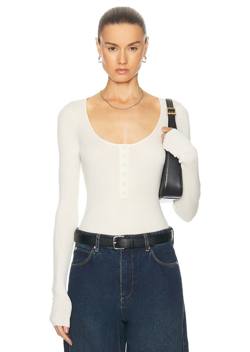 Proenza Schouler Boyd Henley Top