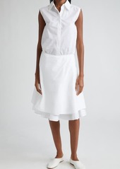 Proenza Schouler Cindy Washed Cotton Poplin Shirtdress