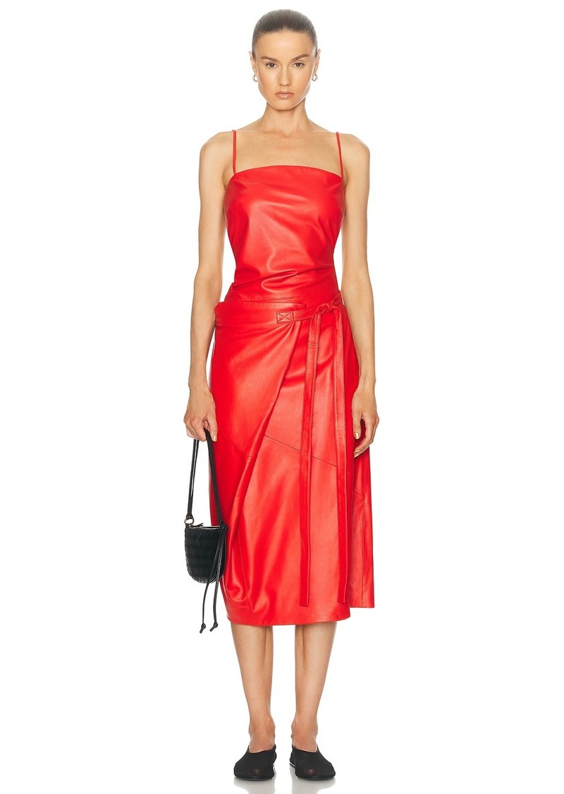 Proenza Schouler Delancy Leather Dress