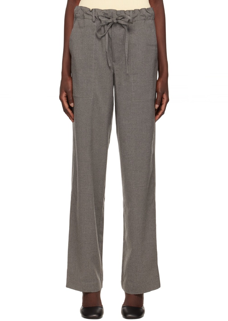 Proenza Schouler Gray Proenza Schouler White Label Drawstring Lounge Pants