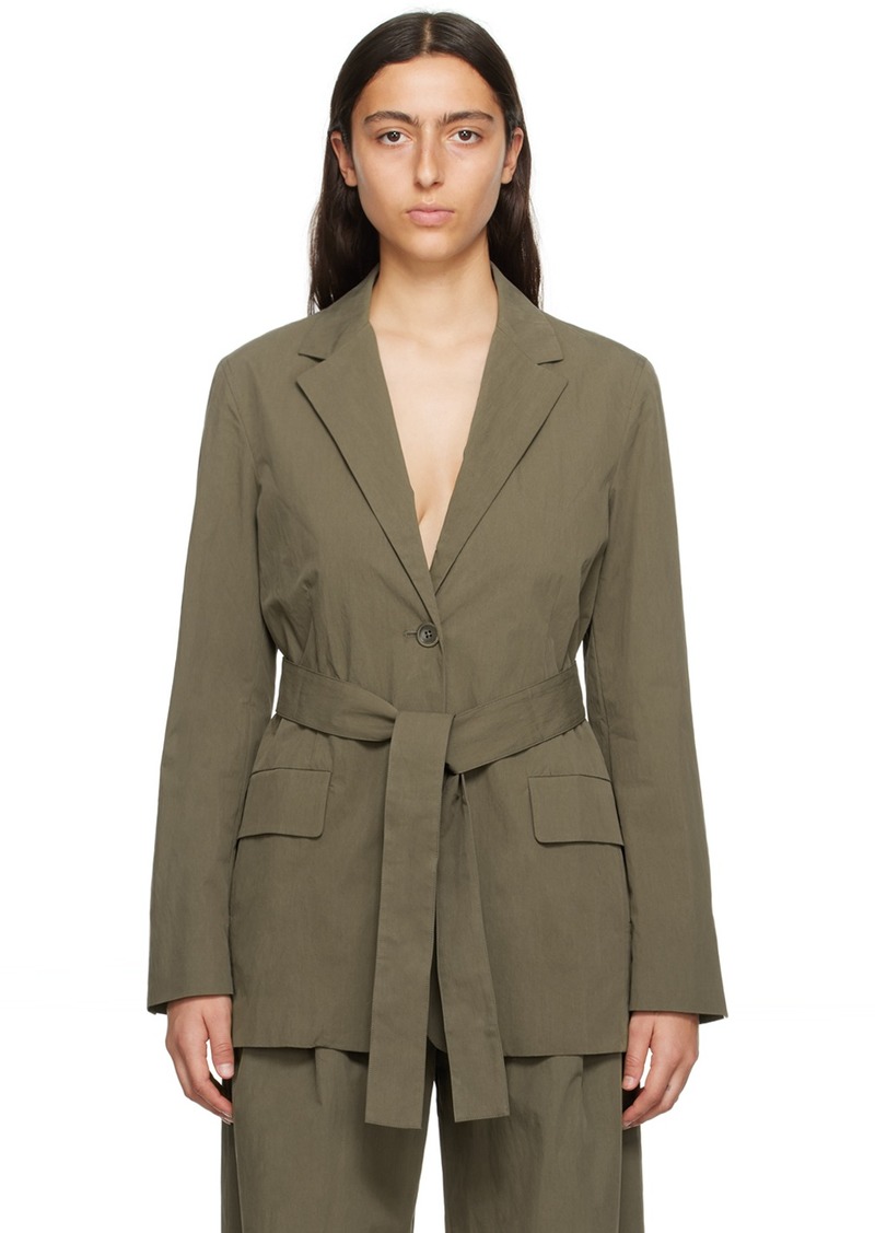 Proenza Schouler Khaki Proenza Schouler White Label Blazer