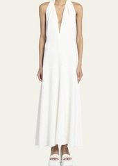 Proenza Schouler Matte Viscose Crepe Twist Back Dress