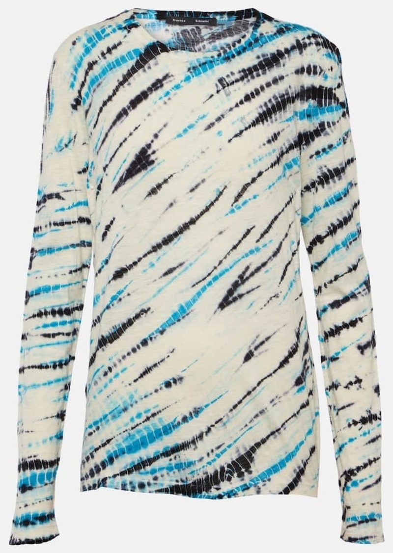 Proenza Schouler Mia tie-dye cotton jersey T-shirt