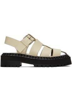 Proenza Schouler Off-White Lug Sandals