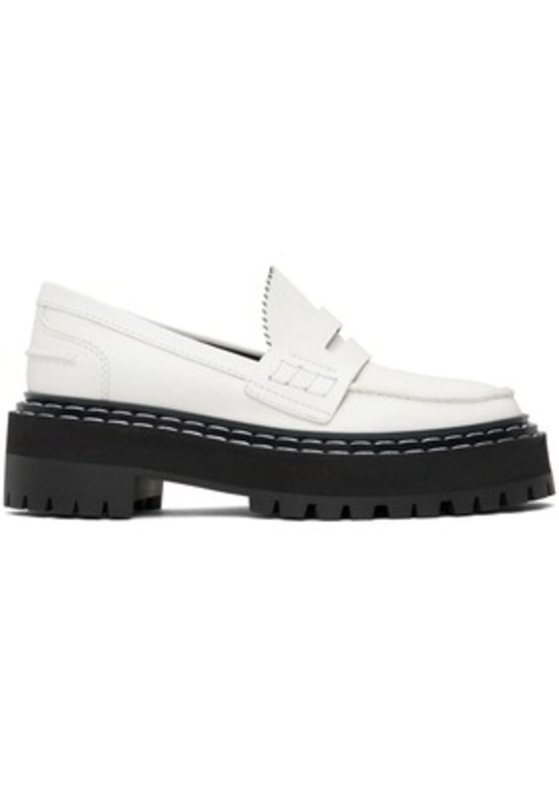 Proenza Schouler Off-White Lug Sole Platform Loafers