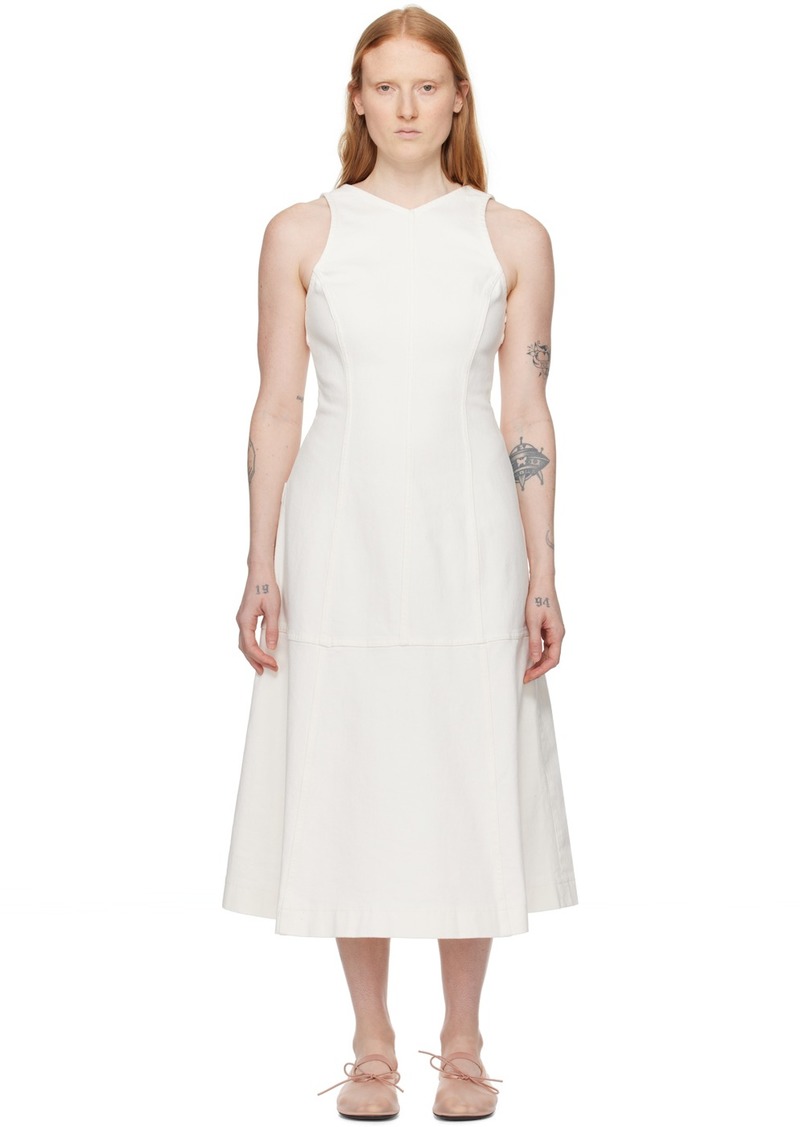 Proenza Schouler Off-White Proenza Schouler White Label Arlet Denim Midi Dress