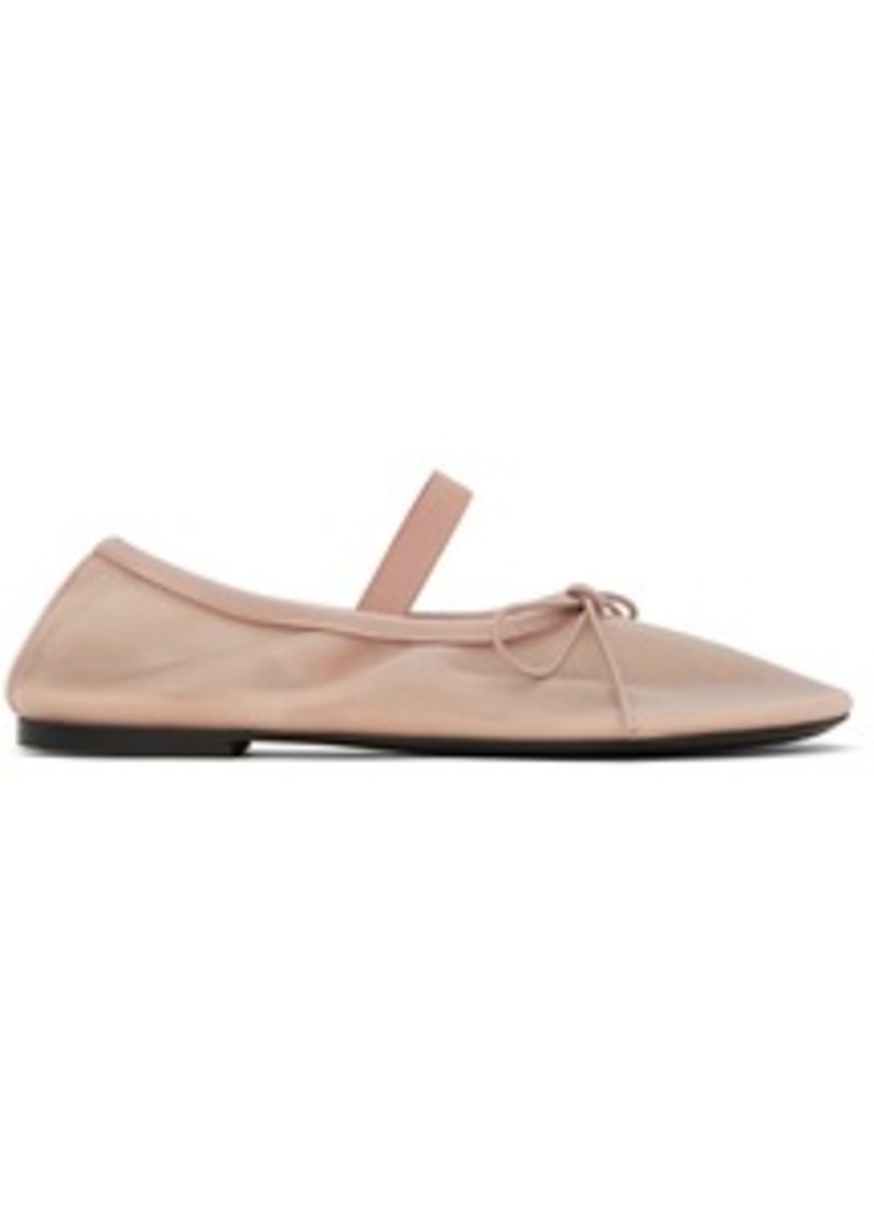 Proenza Schouler Pink Glove Mary Jane Mesh Ballerina Flats