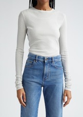 Proenza Schouler Roger Layered Gauzy Jersey Top