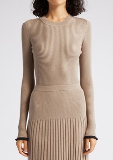 Proenza Schouler Silk & Cashmere Rib Sweater
