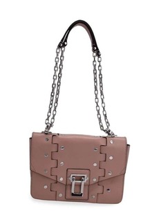 Proenza Schouler Studded Hava Chain Shoulder Bag In Pink Leather