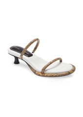 Proenza Schouler The Pipe Double Band Slide Sandal in Python at Nordstrom