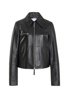Proenza Schouler White Label - Annabel Leather Jacket - Black - US 6 - Moda Operandi
