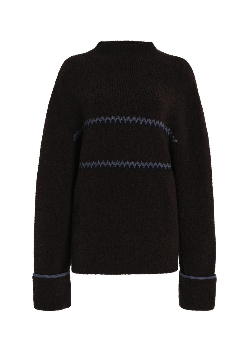 Proenza Schouler White Label - Anne Fairisle Tencel-Cashmere Sweater - Brown - M - Moda Operandi