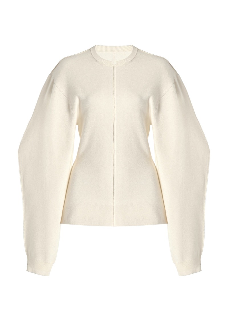 Proenza Schouler White Label - Carolina Soufflé-Knit Sweater - Ivory - S - Moda Operandi