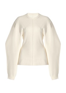 Proenza Schouler White Label - Carolina Soufflé-Knit Sweater - Ivory - XS - Moda Operandi