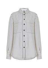 Proenza Schouler White Label - Eliana Striped Poplin Shirt - Ivory - L - Moda Operandi