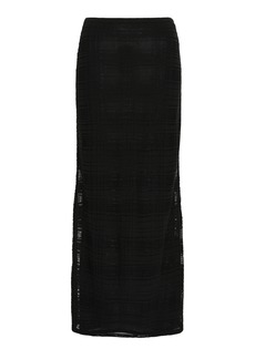 Proenza Schouler White Label - Elsa Knit Maxi Skirt - Black - M - Moda Operandi