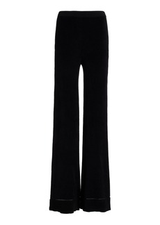 Proenza Schouler White Label - Evie Chenille Knit Pants - Black - XS - Moda Operandi