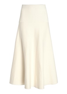 Proenza Schouler White Label - Katalina Soufflé-Knit Midi Skirt - Ivory - XS - Moda Operandi