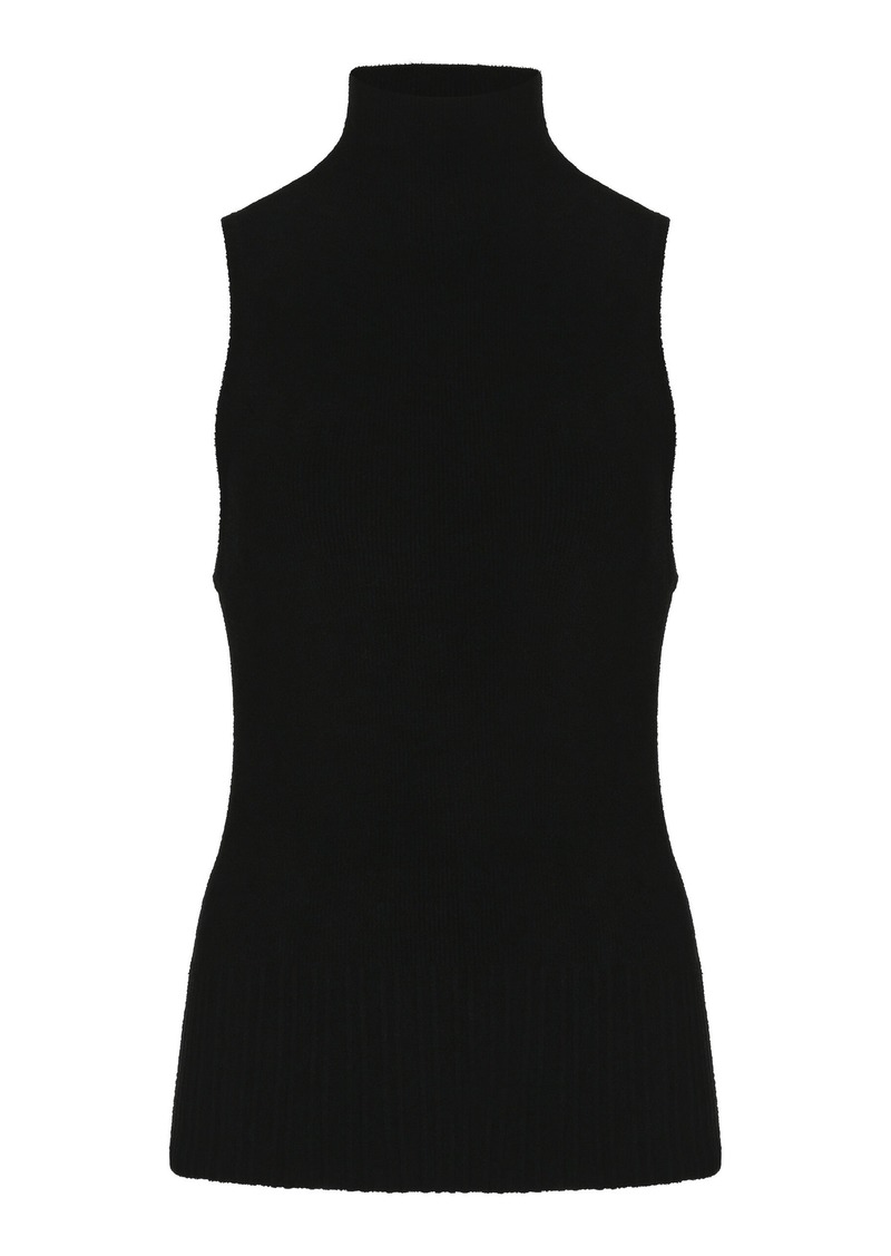 Proenza Schouler White Label - Mackenzie Knit Chenille Tank Top - Black - XS - Moda Operandi