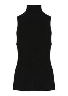 Proenza Schouler White Label - Mackenzie Knit Chenille Tank Top - Black - M - Moda Operandi