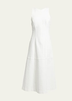 Proenza Schouler White Label Arlet Sleeveless Denim Midi Dress