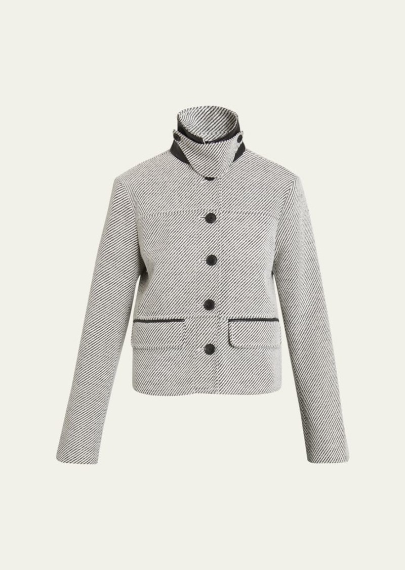 Proenza Schouler White Label Colette Soft Twill Jacket