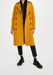 Proenza Schouler White Label Double Face Double Breasted Coat