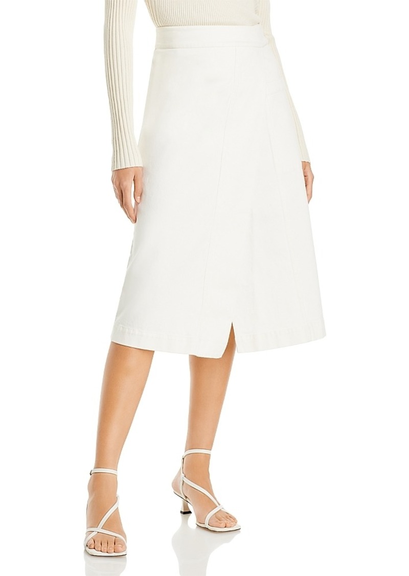 Proenza Schouler White Label Iris Wrap Stretch Skirt