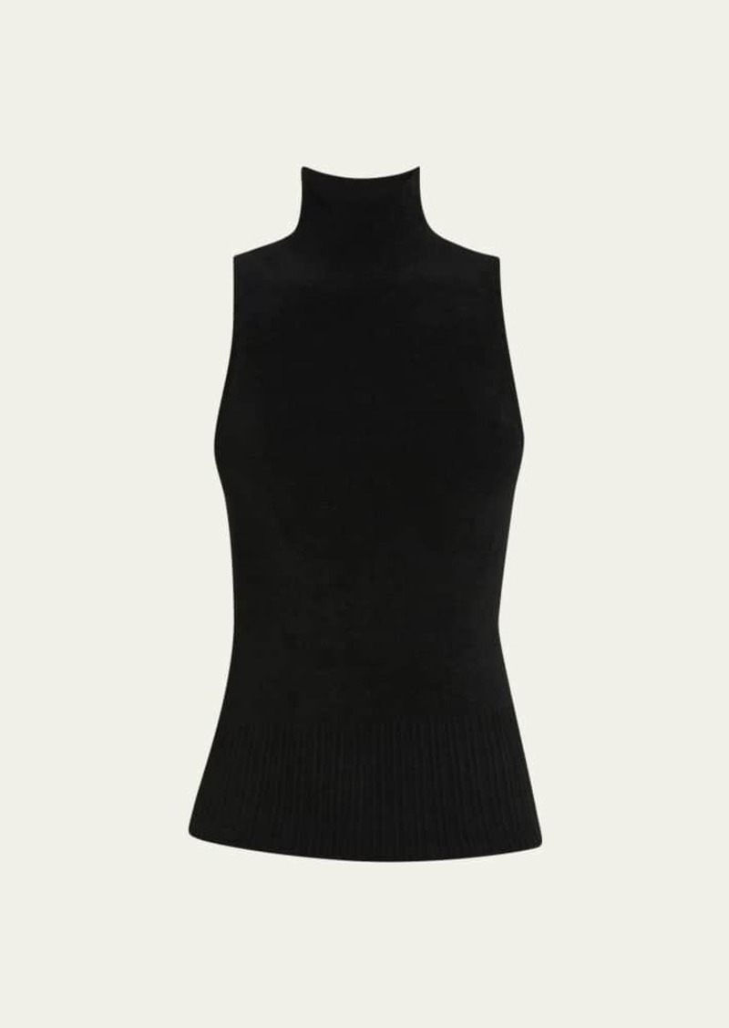 Proenza Schouler White Label Mackenzie Sleeveless Chenille Turtleneck