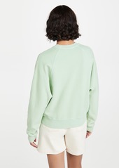 Proenza Schouler White Label Modified Raglan Solid Sweatshirt