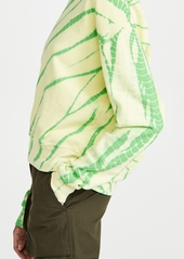 Proenza Schouler White Label Modified Raglan Tie Dye Sweatshirt