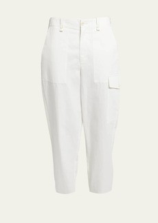 Proenza Schouler White Label Octavia Cotton-Linen Pants