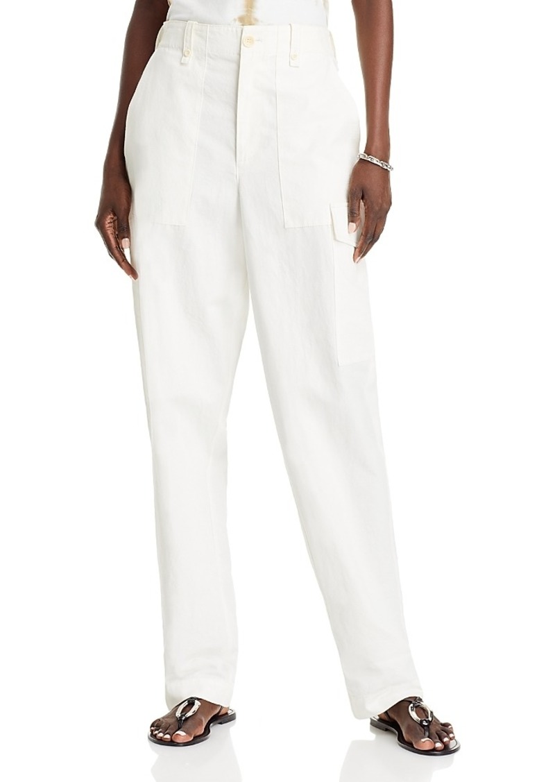 Proenza Schouler White Label Octavia Cotton Linen Pants