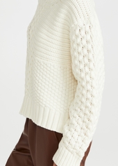 Proenza Schouler White Label Patchwork Knit Sweater