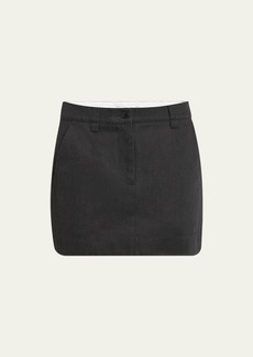 Proenza Schouler White Label Silas Straight Mini Skirt