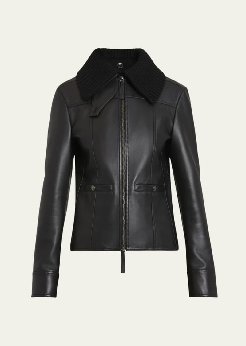 Proenza Schouler White Label Vaughn Leather Jacket