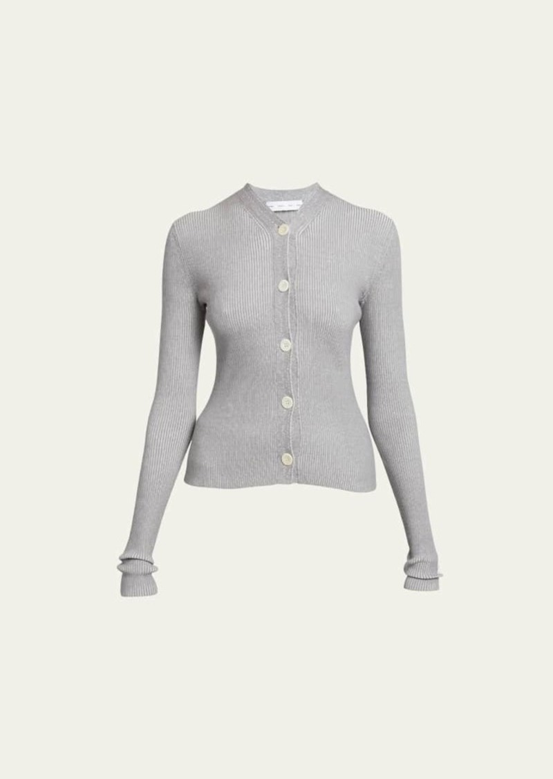 Proenza Schouler White Label Winnie Button-Front Sweater