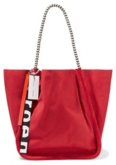 Proenza Schouler Woman Xl Suede-trimmed Cotton-corduroy Tote Red