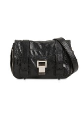 Proenza Schouler Ps1 Mini Zip Paper Leather Crossbody Bag