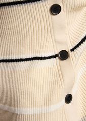 Proenza Schouler Rachel Striped Rib Knit Midi Dress