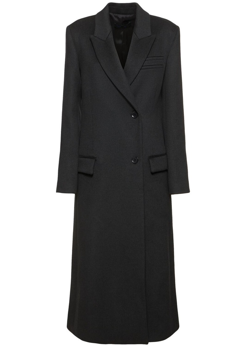 Proenza Schouler Reed Brushed Wool Long Coat