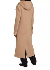 Proenza Schouler Reed Hooded Melange Wool Coat