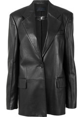 Proenza Schouler shiny leather blazer