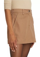 Proenza Schouler Silas Cotton Gabardine Miniskirt