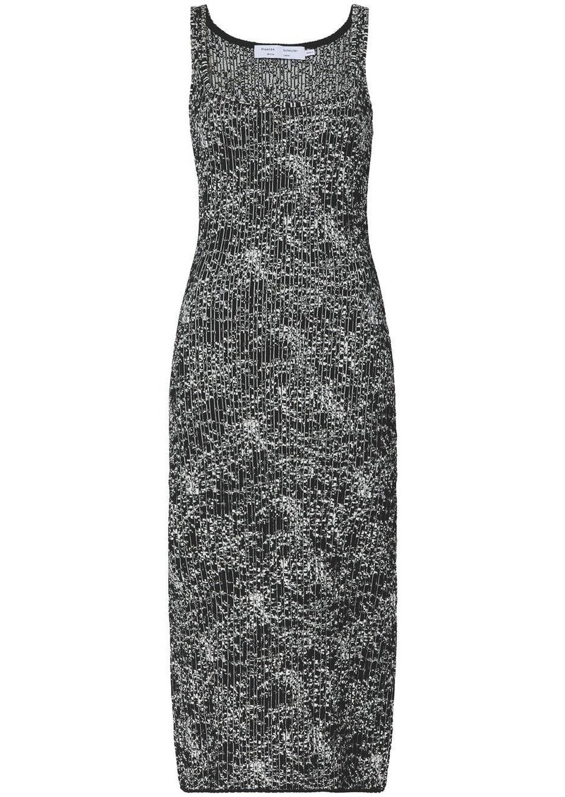 Proenza Schouler sleevless speckle-knit dress