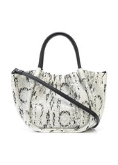 Proenza Schouler small snake-effect ruched tote bag