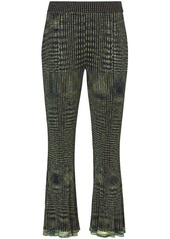 Proenza Schouler Space Dye ribbed-knit trousers